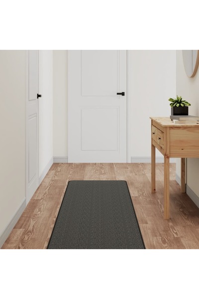 Concept Covor traversă aspect sisal, antracit, 50x150 cm