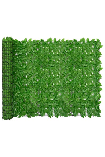 Concept Paravan de balcon, frunze verzi, 400x150 cm