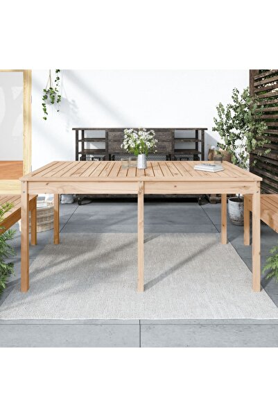 Concept Τραπέζι κήπου, 159,5x82,5x76 εκ., μασίφ ξύλο πεύκου