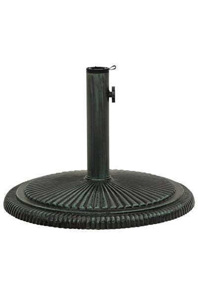 Concept Βάση ομπρέλας, πράσινη, 45x45x30 εκ., από χυτοσίδηρο