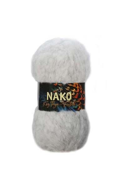 NAKO KAZ TÜYÜ FEATHER 200000 Açık Gri