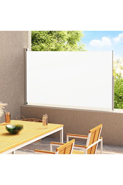 Concept Copertină laterală retractabilă de terasă, crem, 200 x 300 cm