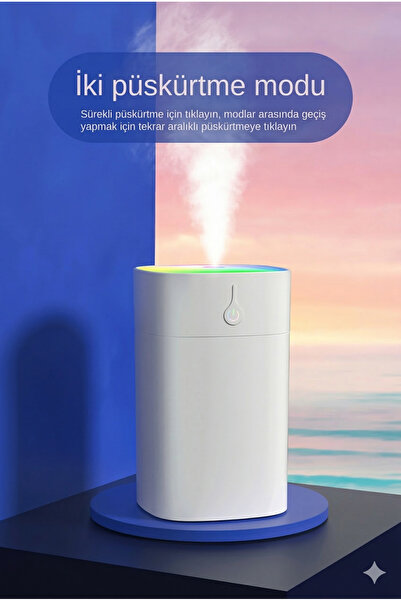 Noriyen 400ml Yüksek Kapasiteli Hava Nemlendirici - Masaüstü Buhar Makinesi v...