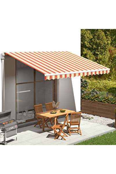 Concept Ανταλλακτικό ύφασμα τέντας, κίτρινο και πορτοκαλί, 4,5x3,5 μ.