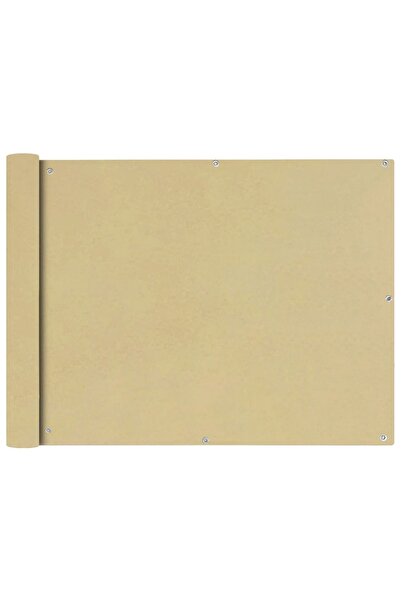 Concept Prelată pentru balcon, material textil oxford, 90x400 cm, bej