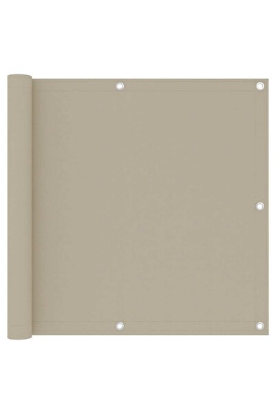 Concept Paravan de balcon, bej, 90x300 cm, țesătură oxford