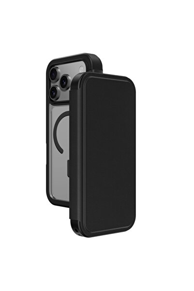 Amazingthing Θήκη Glamour Foglio Mag Black iPhone 17 Pro Max