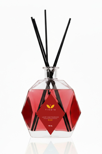 tikala Ruby Kristal Oda Kokusu 700 ML - Luxury Home Fragrance