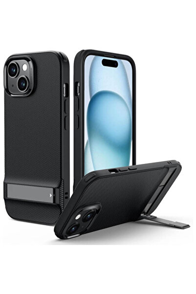 ESR Θήκη Boost Kickstand Black iPhone 15
