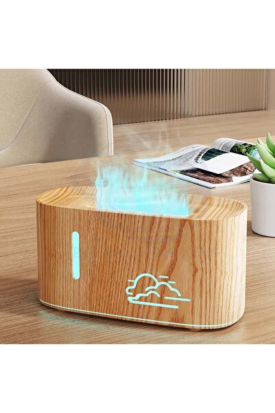 Noriyen 7 Renkli LED Işıklı Meditasyon Difüzörü ve Masaüstü Dekoratif Buhar M...