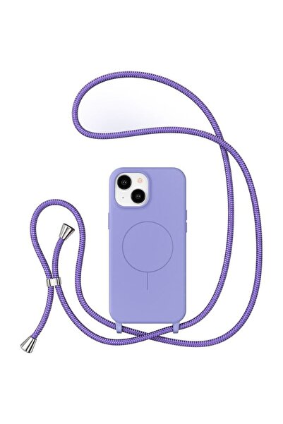 Orso Θήκη Soft TPU Κορδόνι Magsafe Violet iPhone 15