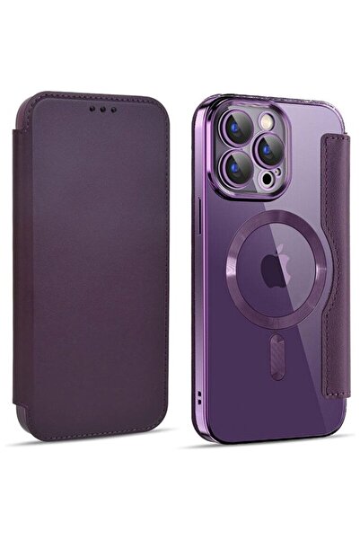 Orso Θήκη Flip Camera Protection Magsafe Bare Look Purple iPhone 14 Pro