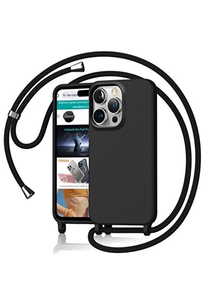 Orso Θήκη Cloud Κορδόνι Black iPhone 16 Pro