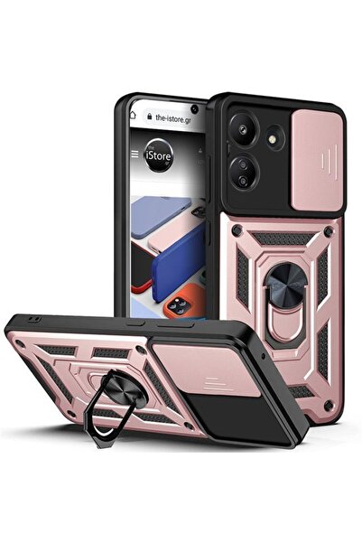 Orso Θήκη Combo Kickstand Slide Camera Rose Gold Xiaomi Redmi 13C