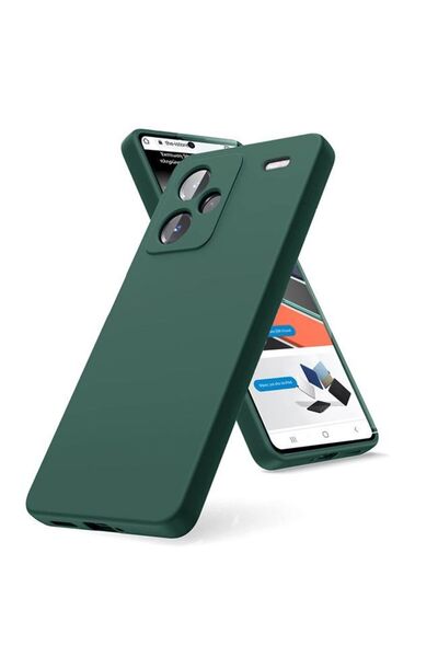 Orso Θήκη Rubber Μετάξι Forest Green Xiaomi Redmi Note 13 Pro+ 5G