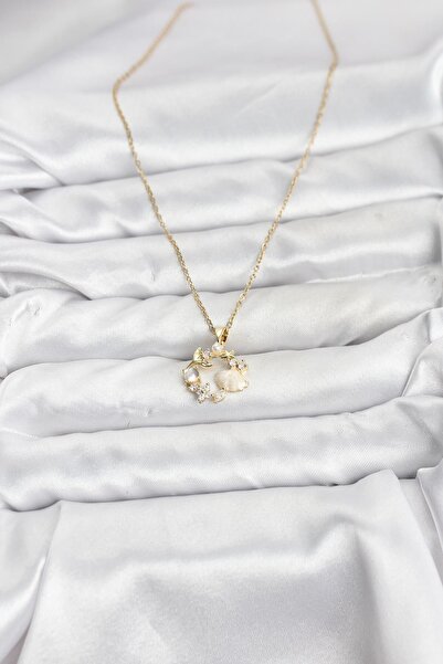 cleovibe سلسلة نوفا 316l من الفولاذ باللون الذهبي طراز زركون مرصّع بالأحجار ع...