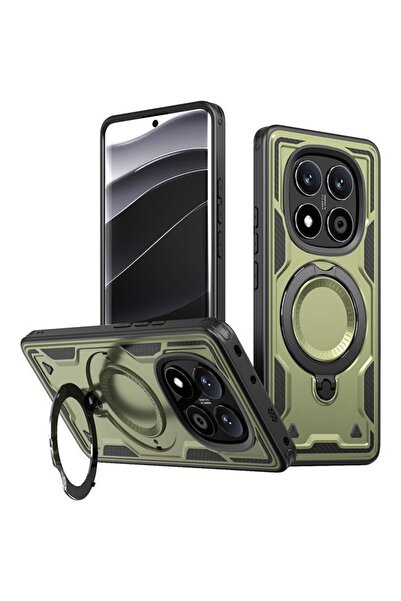 Orso Θήκη Buffer Ostand Armor Khaki Xiaomi Redmi Note 14 Pro+ 5G