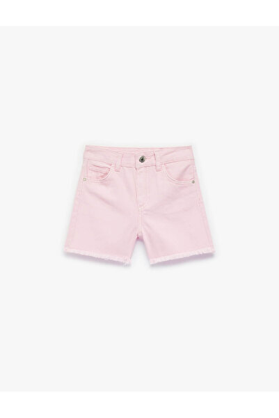 Koton 26YY59000325 Pembe Kız Çocuk Şort 6SKG40006AD
