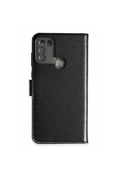 cepmoda حافظة إنفينكس "HOT 10 PLAY" ذات غطاء قابل للطي جلد مع حامل بطاقات حام...