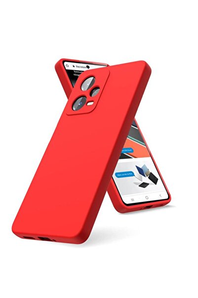Orso Rubber Silk Case Red Xiaomi Redmi Note 12 Pro 5G