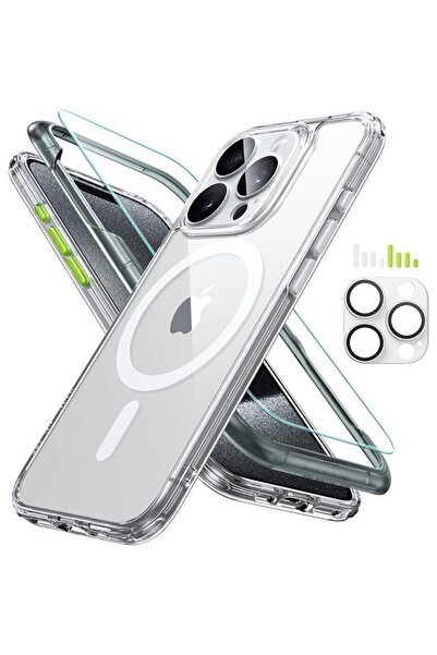 ESR (Σετ 2+1) Πλήρες σετ προστασίας Pro Classic HaloLock MagSafe Clear για iP...