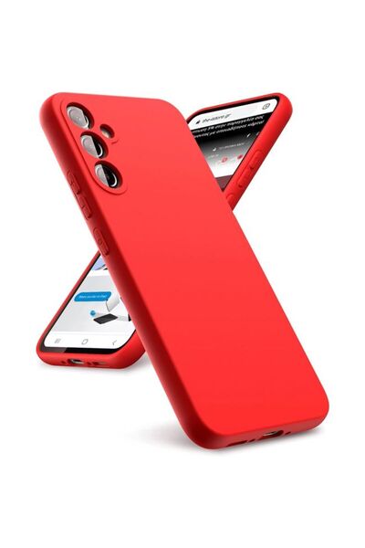 Orso Θήκη Rubber Silk Red Samsung Galaxy A35 5G