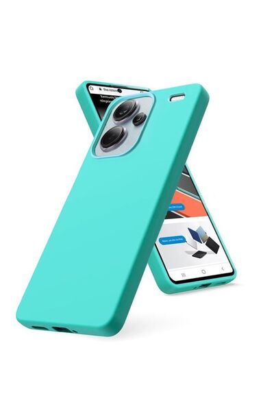 Orso Θήκη Rubber Μετάξι Mint Xiaomi Redmi Note 13 Pro+ 5G