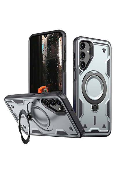 Orso Θήκη Buffer Ostand Armor Silver Samsung Galaxy A55