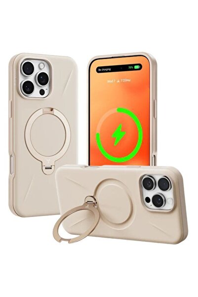TORRAS Θήκη Ostand Spin Fusion MagSafe Kickstand Desert Gold iPhone 16 Pro