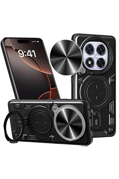 Orso Θήκη Αδιάβροχη Κάμερα Ringstand Slide Black Xiaomi Redmi Note 14 Pro 5G
