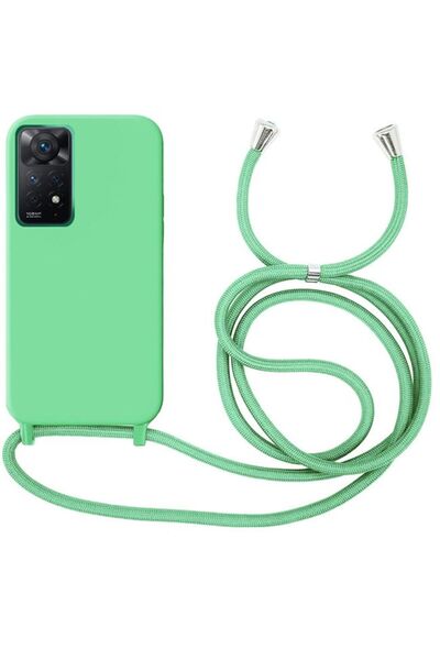 Orso Θήκη Liquid Silicone Κορδόνι Matcha Green Xiaomi Redmi Note 12 Pro 4G