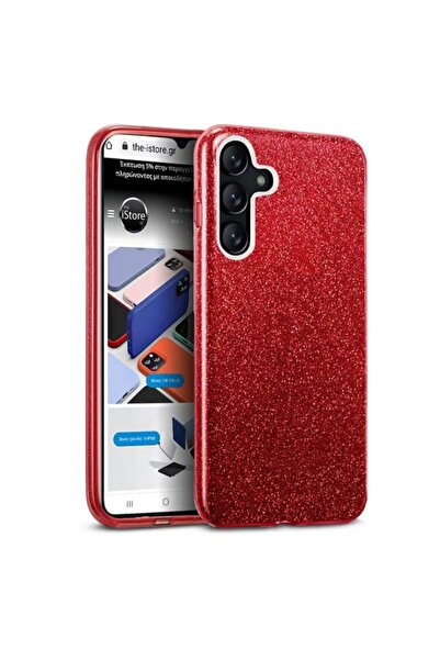 Orso Θήκη Υβριδική Strass Red Samsung Galaxy A55 5G