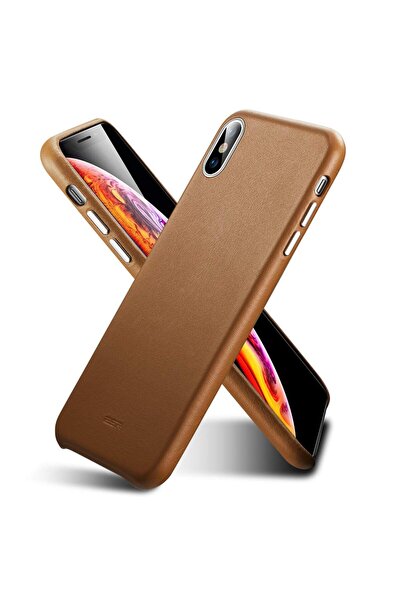 ESR iPhone Xs Max Oxford Δερμάτινο Καφέ (X001YVE6CX)