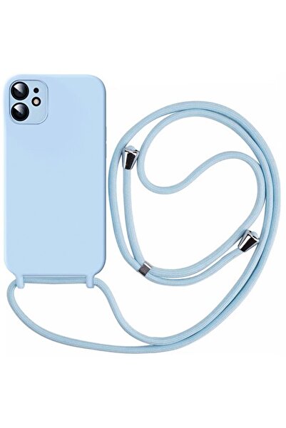 OEM Θήκη Orso Cloud Κορδόνι Cyan iPhone 12