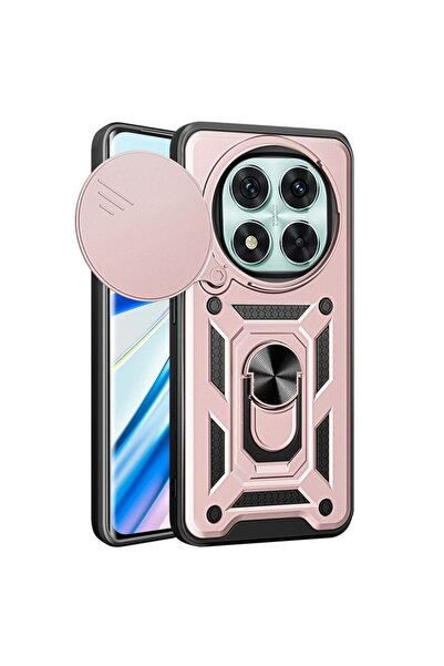 Orso Θήκη Combo Kickstand Slide Camera Rose Gold Xiaomi Redmi Note 14 Pro+ 5G