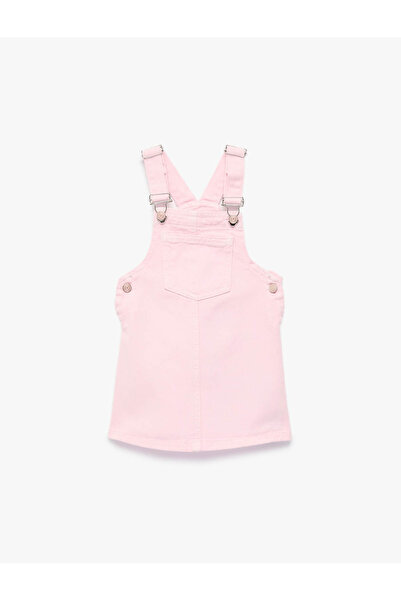 Koton 26YY59003206 Pembe Kız Bebek Elbise 6SMG80004AD