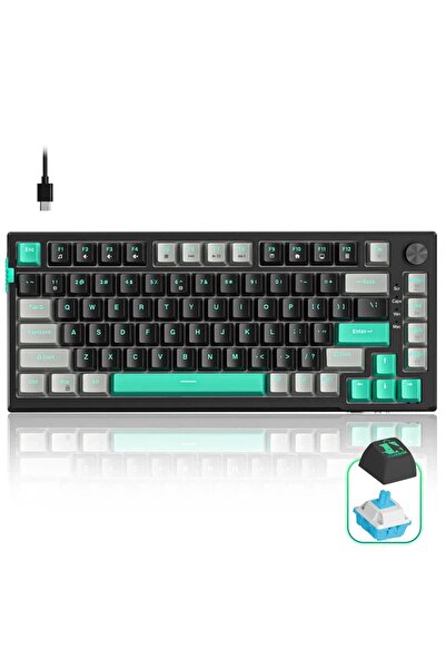 Timebox Μηχανικό πληκτρολόγιο παιχνιδιών με οπίσθιο φωτισμό RGB 75%, γραμμικό...