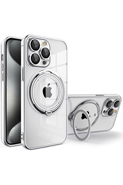 Orso Θήκη Ostand Magsafe Silver iPhone 15 Pro