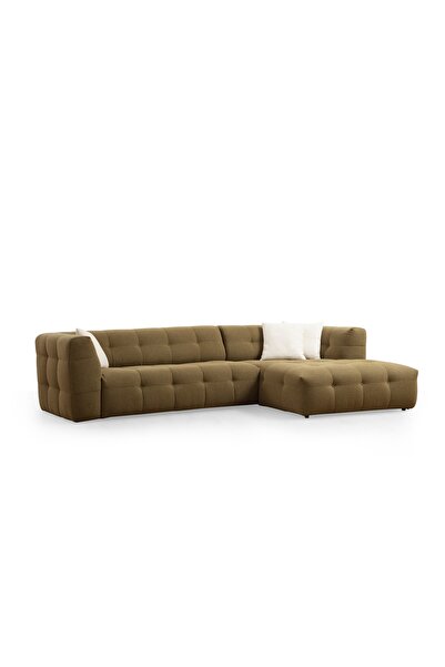 Vivense CADDY KÖŞE KOLTUK, YEŞİL, SAĞ KÖŞE,SHOWROOMDAN KUMAŞ DEĞİŞİMLİ