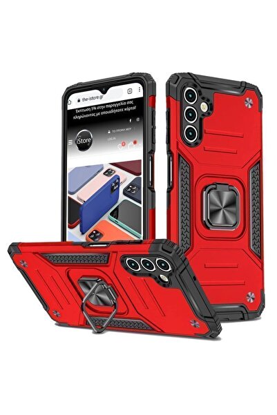 Orso Θήκη Armor Ringstand Κόκκινη Samsung Galaxy A55 5G