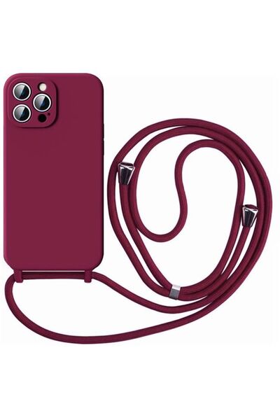 OEM Θήκη Orso Cloud Κορδόνι Wine iPhone 14 Pro Max