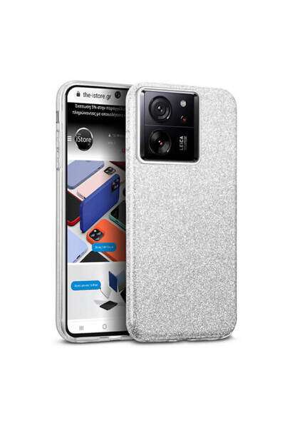 Orso Θήκη Hybrid Strass Silver Xiaomi 13T/13T Pro 5G