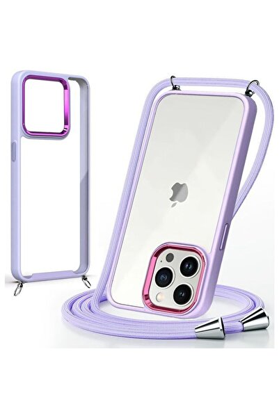 Orso Θήκη Shield Κορδόνι Clear Violet iPhone 14 Pro