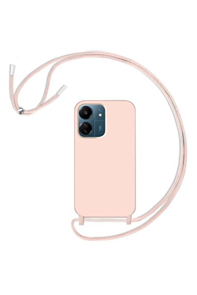 Orso Θήκη Liquid Silicone Κορδόνι Sand Xiaomi Redmi Note 13 4G