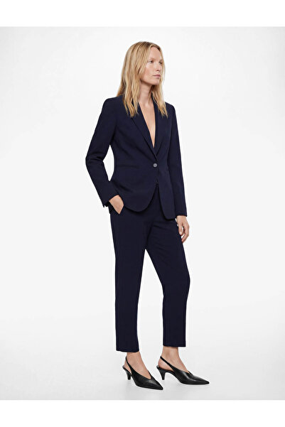 Koton Pantaloni cu talie normală și picior drept detaliu la curea slim fit ți...
