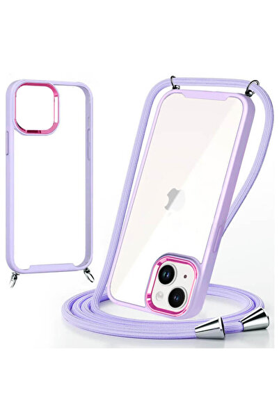 Orso Θήκη Shield Κορδόνι Clear Violet iPhone 13