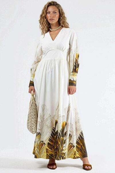 Hiccup Msn Tropical Floral Print Maxi Dress
