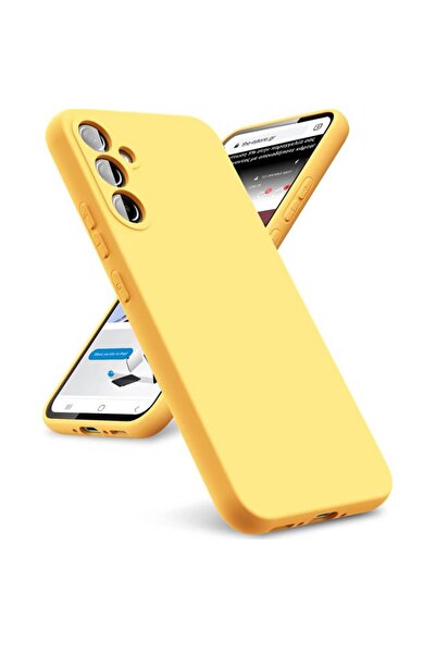 Orso Θήκη Rubber Silk Yellow Samsung Galaxy A35 5G