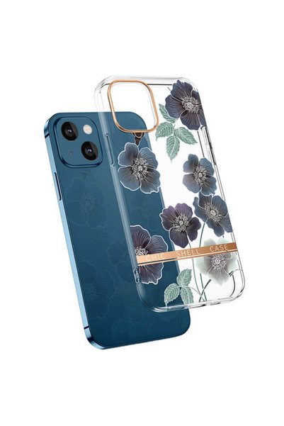 OEM Σκληρή θήκη Floral Series Mercury Flowers για iPhone 14 Plus