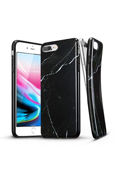 ESR iPhone 7 Plus/8 Plus Μαλακό Μάρμαρο Μαύρο Marquina (X000OV3M7B)
